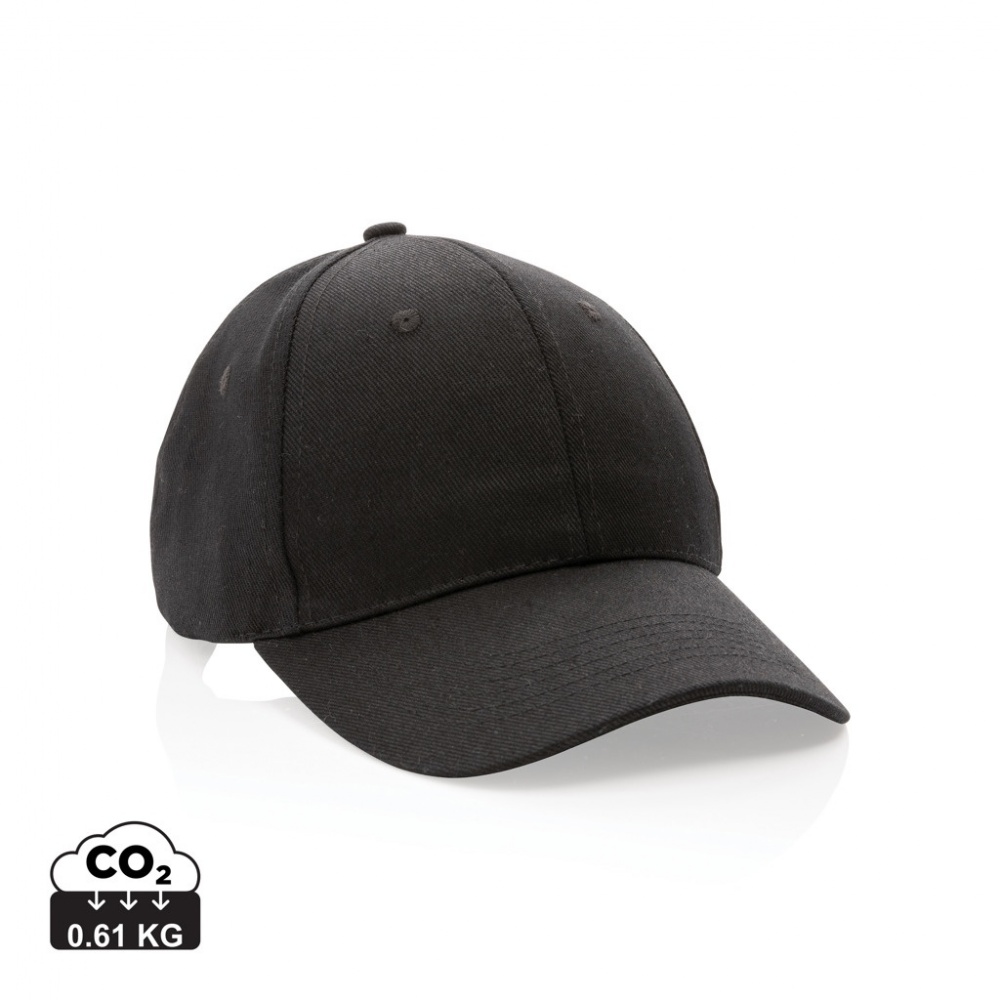 Logotrade advertising product picture of: Impact 6 panel 280gr Recycled cotton cap with AWARE™ tracer