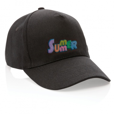 Logotrade promotional giveaways photo of: Impact 5panel 280gr Recycled cotton cap with AWARE™ tracer