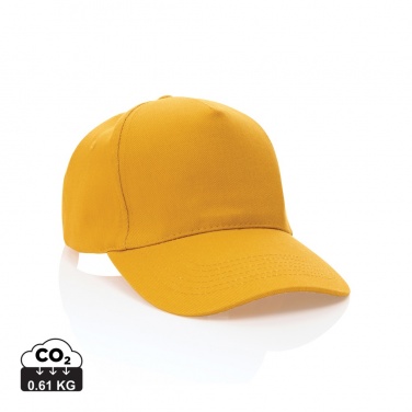 Logo trade promotional giveaways picture of: Impact 5panel 280gr Recycled cotton cap with AWARE™ tracer
