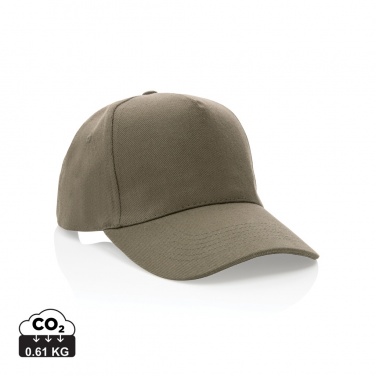 Logotrade advertising products photo of: Impact 5panel 280gr Recycled cotton cap with AWARE™ tracer
