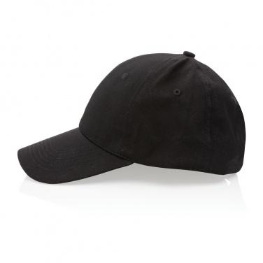 Logo trade promotional merchandise photo of: Impact 6 panel 190gr Recycled cotton cap with AWARE™ tracer