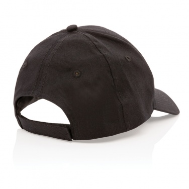 Logo trade promotional gifts picture of: Impact 6 panel 190gr Recycled cotton cap with AWARE™ tracer