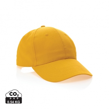 Logotrade business gift image of: Impact 6 panel 190gr Recycled cotton cap with AWARE™ tracer
