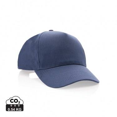 Logotrade promotional giveaways photo of: Impact 5 panel 190gr Recycled cotton cap with AWARE™ tracer