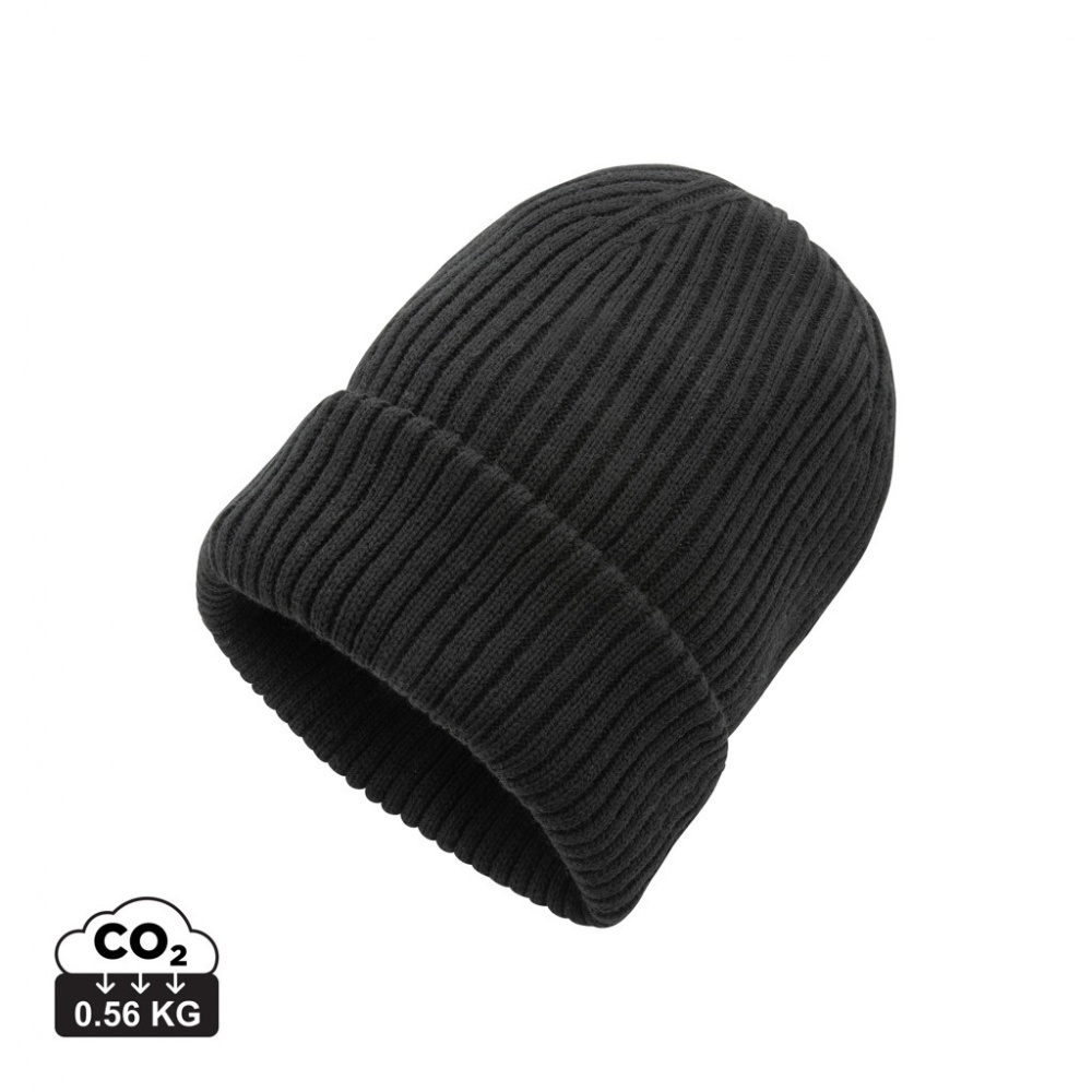 Logotrade promotional gift image of: Impact AWARE™  Polylana® double knitted beanie