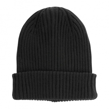 Logo trade business gift photo of: Impact AWARE™  Polylana® double knitted beanie