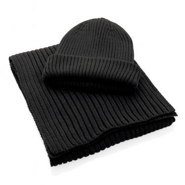 Logotrade promotional merchandise picture of: Impact AWARE™  Polylana® double knitted beanie