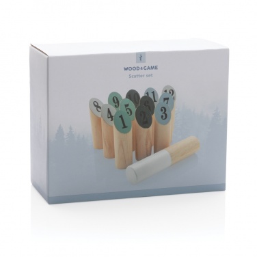 Logo trade promotional gifts image of: Wooden scatter set