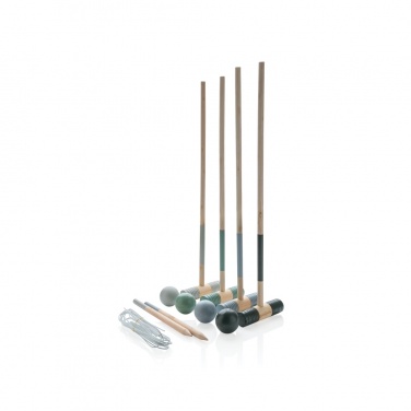 Logo trade promotional items picture of: Wooden croquet set