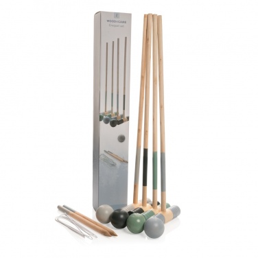 Logotrade promotional giveaway picture of: Wooden croquet set
