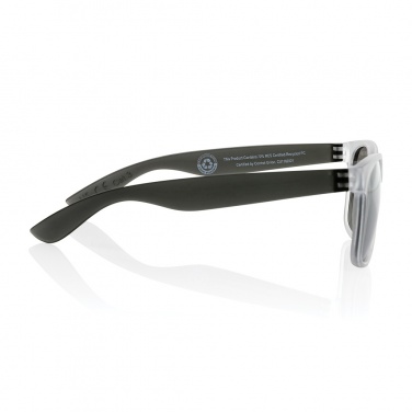 Logo trade promotional merchandise image of: Gleam RCS recycled PC mirror lens sunglasses