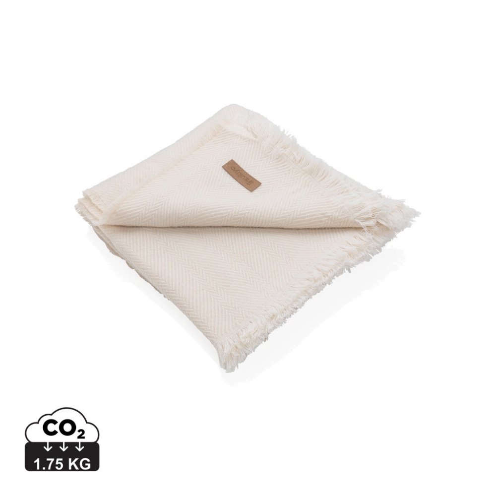 Logo trade advertising products picture of: Ukiyo Aware™ Polylana® woven blanket 130x150cm