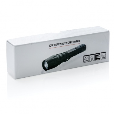Logo trade business gifts image of: Torch 10W Heavy duty CREE