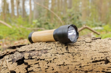 Logotrade corporate gifts photo of: Lucid 1W RCS certified recycled plastic & bamboo torch