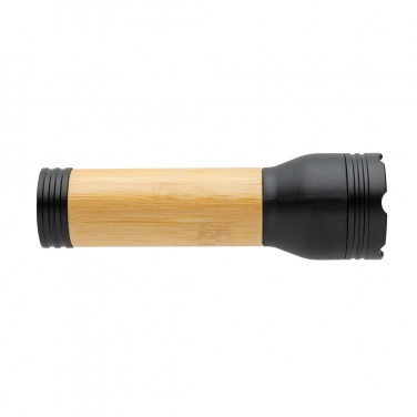 Logo trade promotional items image of: Lucid 3W RCS certified recycled plastic & bamboo torch