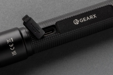 Logotrade corporate gift picture of: Gear X RCS recycled aluminum USB-rechargeable torch