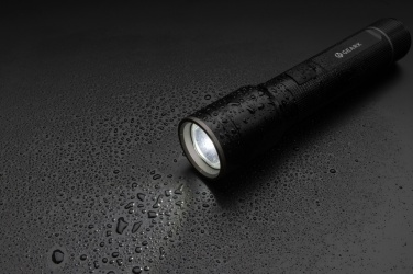 Logo trade advertising products picture of: RCS recycled aluminum USB-rechargeable heavy duty torch