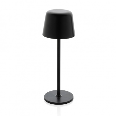 Logo trade promotional gift photo of: Zenic RCS recycled plastic USB re-chargable table lamp