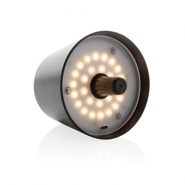 Logo trade corporate gifts image of: BottleGlow RCS recycled plastic bottle lamp