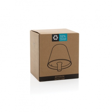 Logo trade corporate gift photo of: BottleGlow RCS recycled plastic bottle lamp