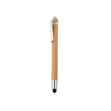 Logo trade corporate gifts image of: Bamboo stylus pen