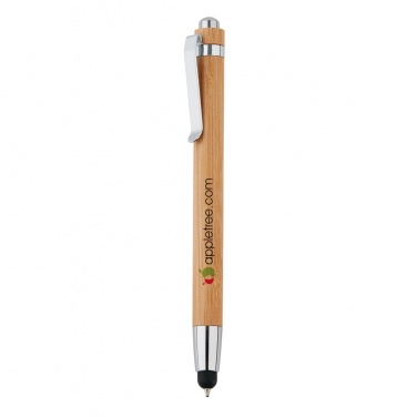 Logo trade promotional gift photo of: Bamboo stylus pen