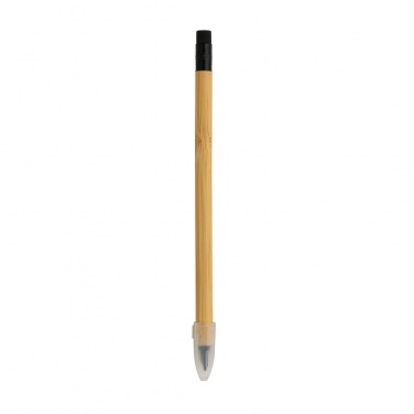 Logo trade promotional products picture of: Bamboo infinity pencil with eraser