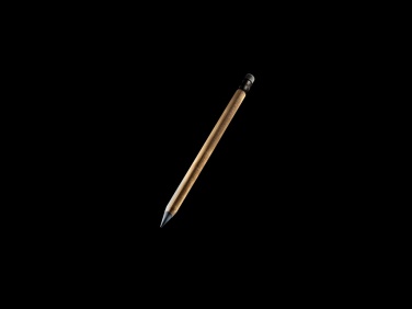 Logo trade promotional products image of: Bamboo infinity pencil with eraser