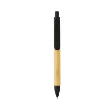 Logo trade promotional item photo of: Write responsible recycled paper barrel pen