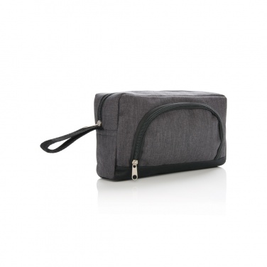Logo trade advertising products image of: Classic two tone toiletry bag