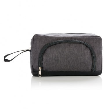 Logo trade promotional merchandise photo of: Classic two tone toiletry bag