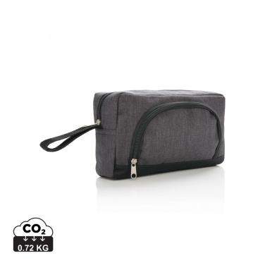 Logotrade advertising product picture of: Classic two tone toiletry bag