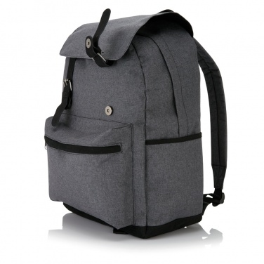 Logo trade promotional giveaways image of: Laptop backpack with magnetic buckle straps