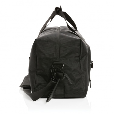 Logo trade promotional merchandise photo of: Swiss Peak AWARE™ RPET Voyager weekend bag