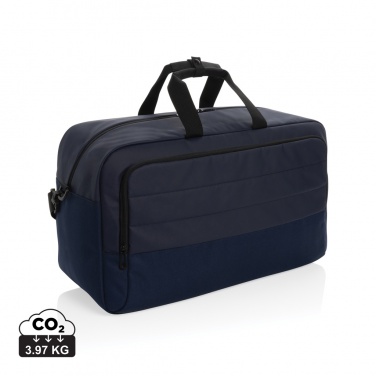 Logo trade corporate gifts image of: Armond AWARE™ RPET weekend duffel bag