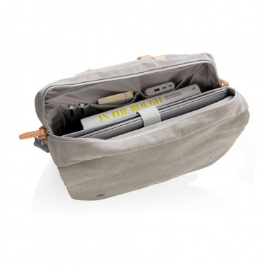 Logotrade advertising products photo of: Canvas laptop bag PVC free