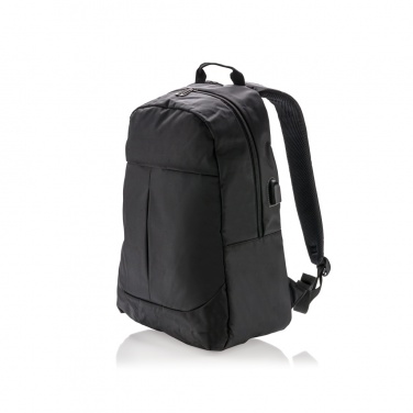 Logo trade promotional merchandise picture of: Power USB laptop backpack