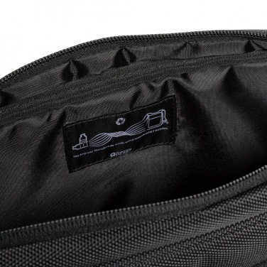 Logo trade advertising products picture of: Swiss Peak RPET Voyager RFID 15.6" laptop bag