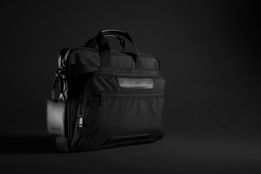 Logotrade promotional merchandise picture of: Swiss Peak AWARE™ RPET Voyager 15.6" laptop bag