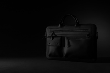 Logo trade promotional products picture of: Swiss Peak GRS recycled PU 14 inch laptop bag