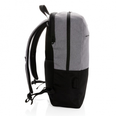 Logotrade promotional merchandise image of: Modern 15.6" USB & RFID laptop backpack PVC free