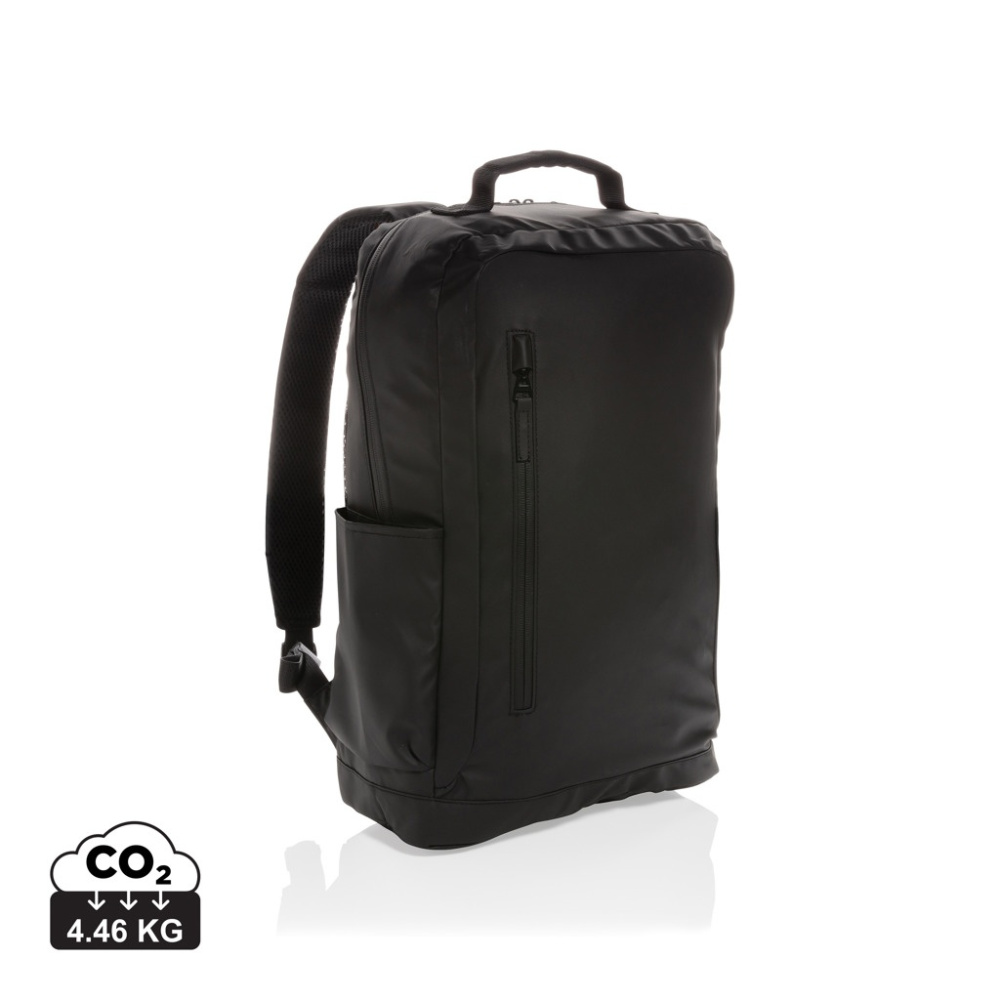 Logotrade promotional product picture of: Fashion black 15.6" laptop backpack PVC free