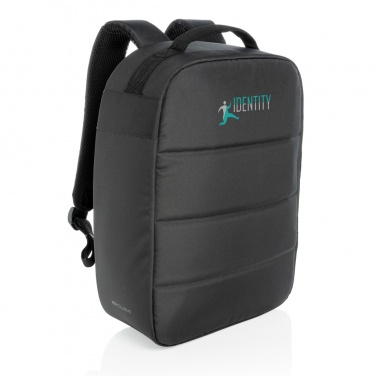 Logotrade promotional product picture of: Impact AWARE™ RPET anti-theft 15.6" laptop backpack
