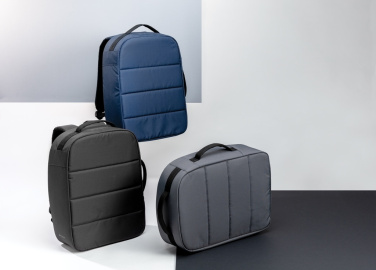 Logotrade advertising products photo of: Impact AWARE™ RPET anti-theft 15.6" laptop backpack