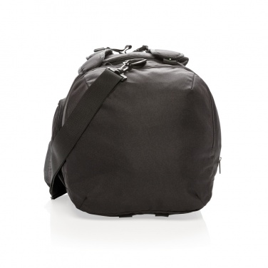 Logo trade corporate gifts picture of: Swiss Peak RFID sports duffel & backpack