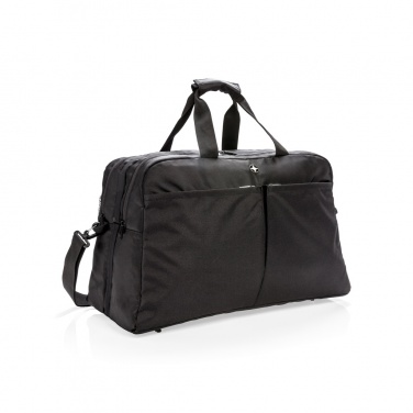 Logo trade promotional merchandise photo of: Swiss Peak RFID duffle with suitcase opening