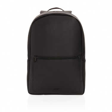 Logo trade promotional products image of: Swiss Peak deluxe PU laptop backpack PVC free