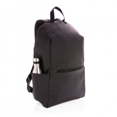 Logotrade promotional product image of: Smooth PU 15.6"laptop backpack