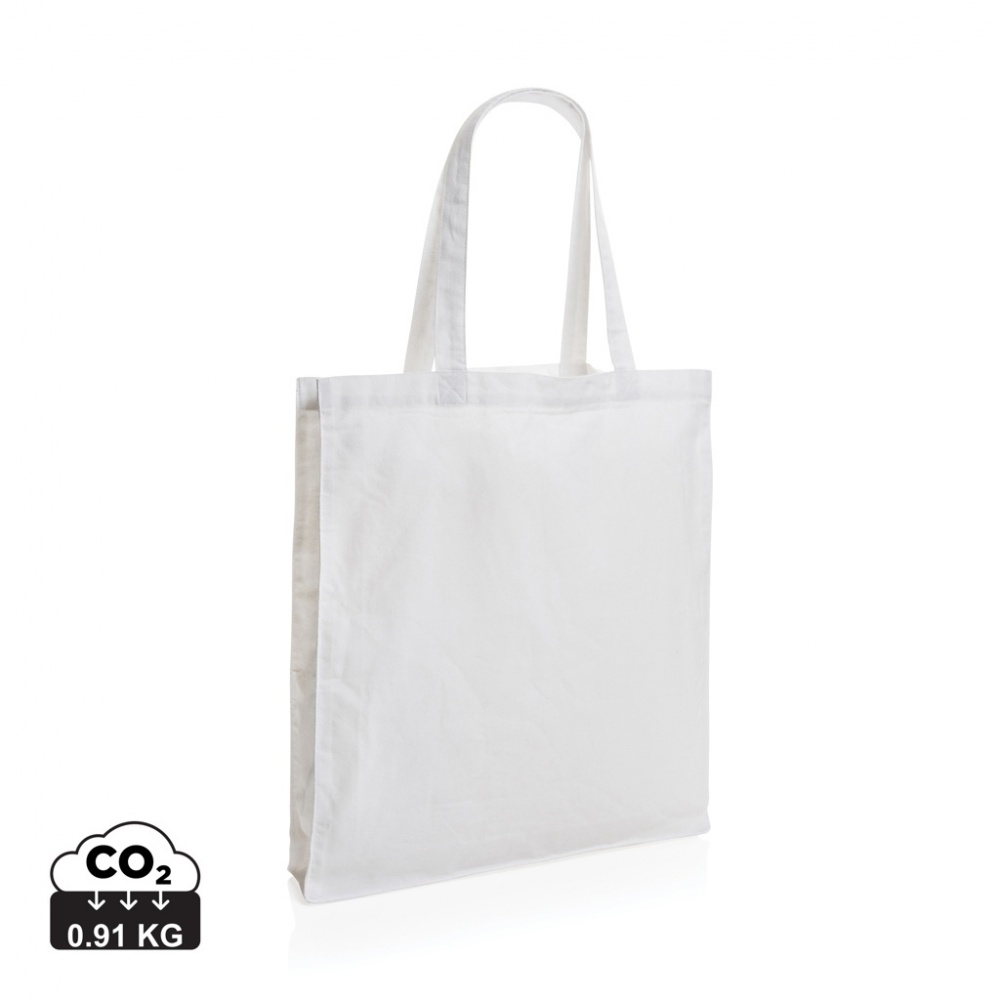 Logotrade advertising product picture of: Impact AWARE™ Recycled cotton tote w/bottom 145g
