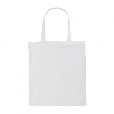 Logo trade promotional merchandise photo of: Impact AWARE™ Recycled cotton tote w/bottom 145g